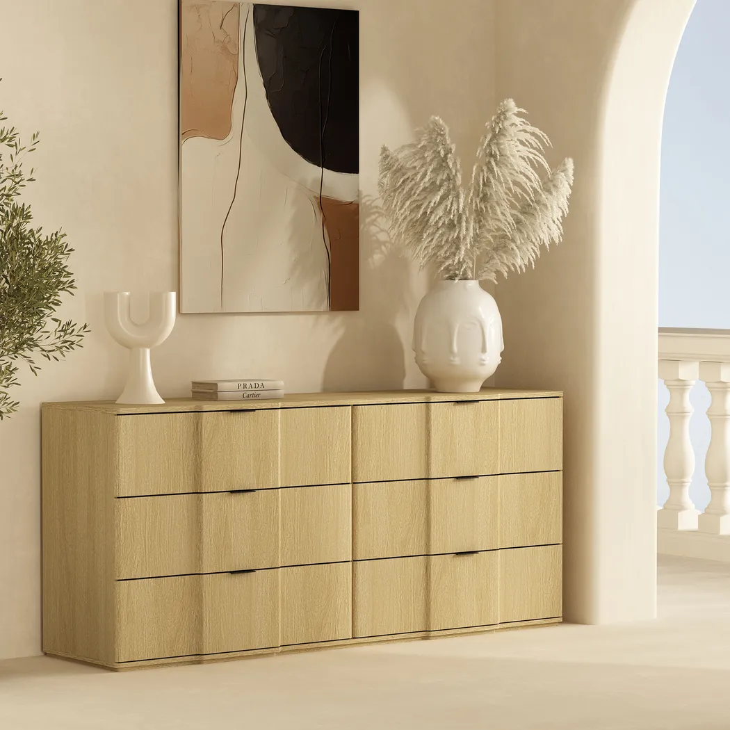 Viwan Natural/Gold Dresser - Thumbnail - Image 2