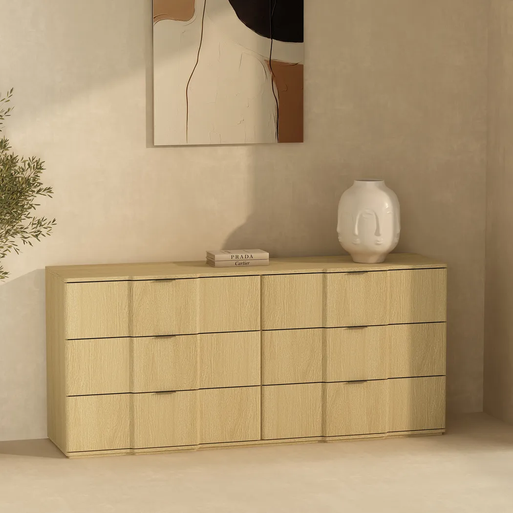 Viwan Natural/Gold Dresser - Thumbnail - Image 3