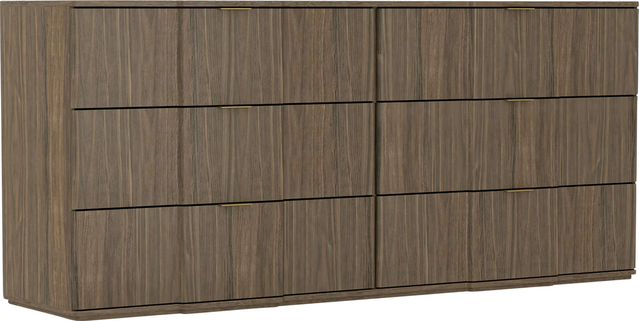 Viwan Walnut/Gold Dresser - Thumbnail - Image 4