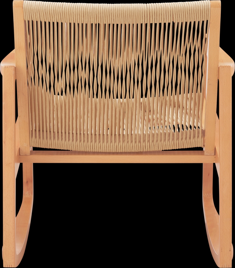 Vixa Natural Rocking Chair - Thumbnail - Image 4