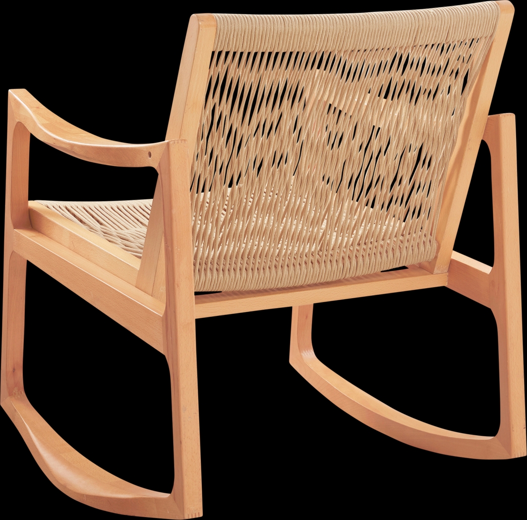 Vixa Natural Rocking Chair - Thumbnail - Image 5