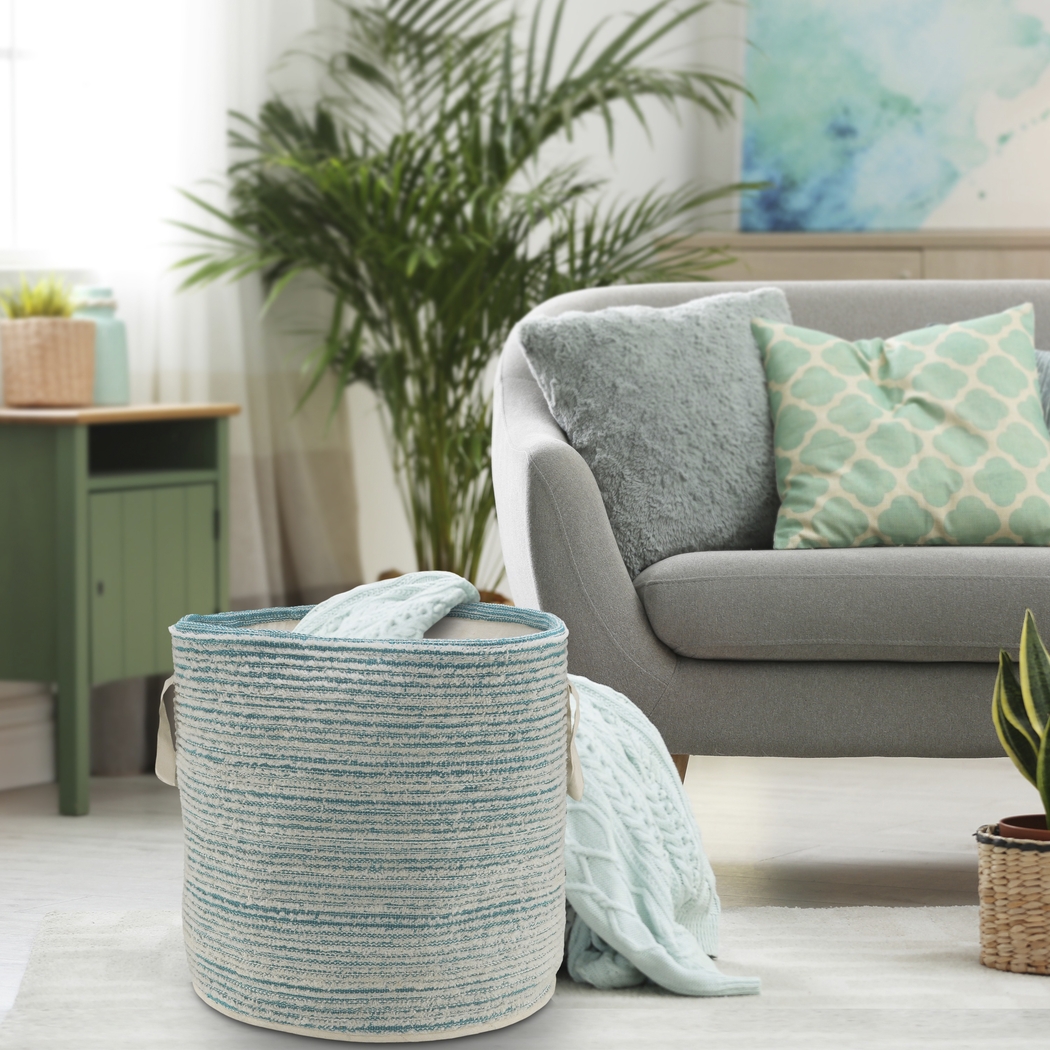 Vixiz Aqua/White Basket - Thumbnail - Image 2