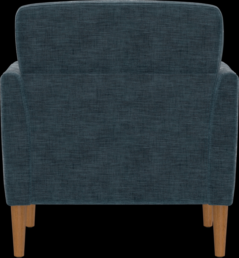 Voana Blue Accent Chair - Thumbnail - Image 4