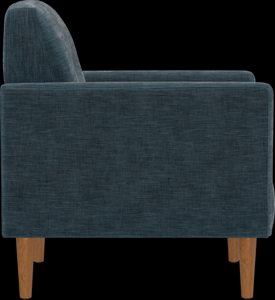 Voana Blue Accent Chair - Thumbnail - Image 5