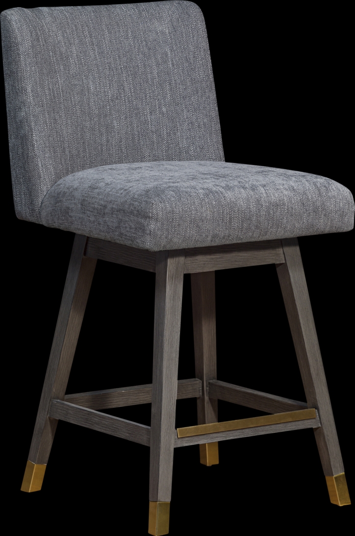 Voidsys I Gray Counter Height Stool - Thumbnail - Image 1