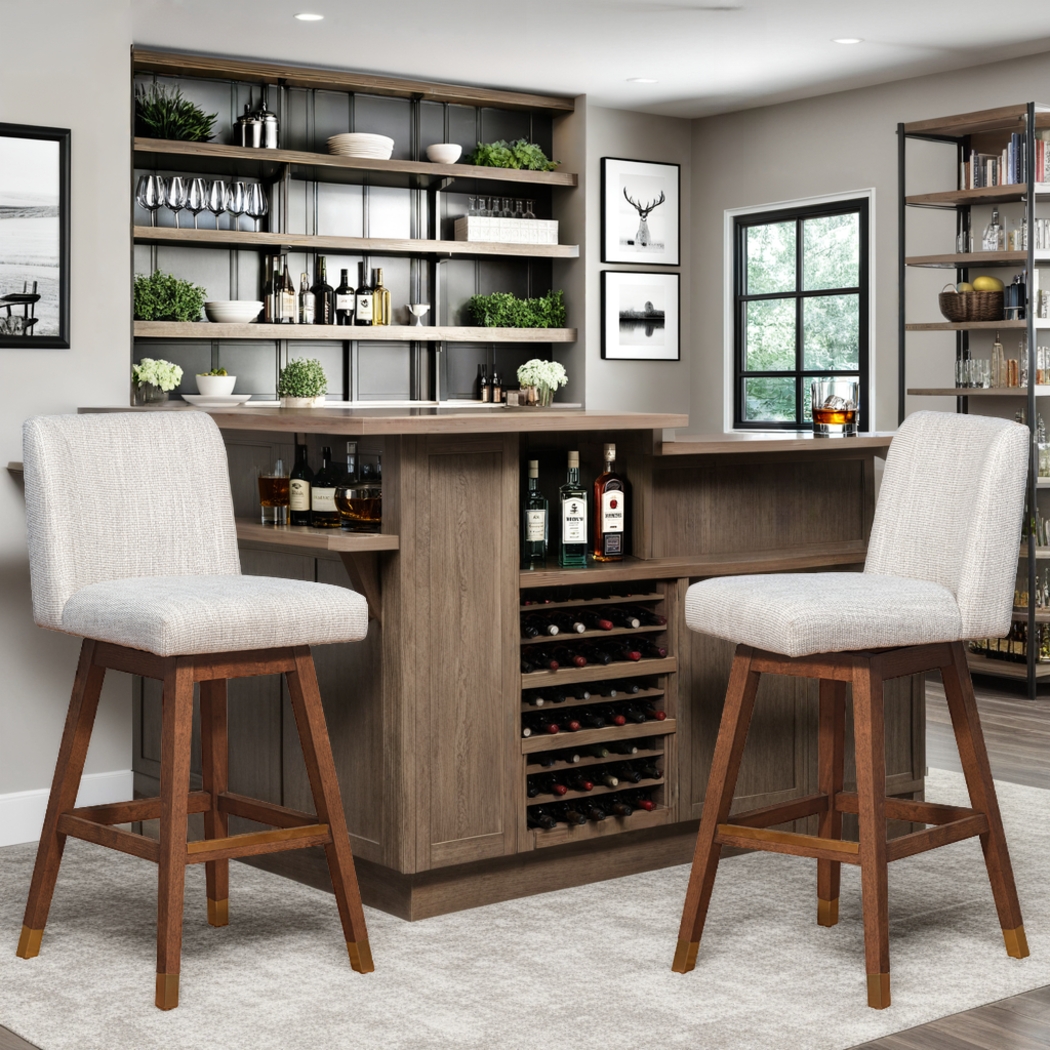 Voidsys II Beige Barstool - Thumbnail - Image 2