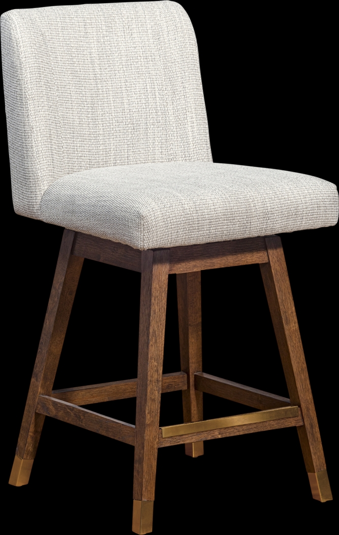 Voidsys II Beige Counter Height Stool - Thumbnail - Image 1