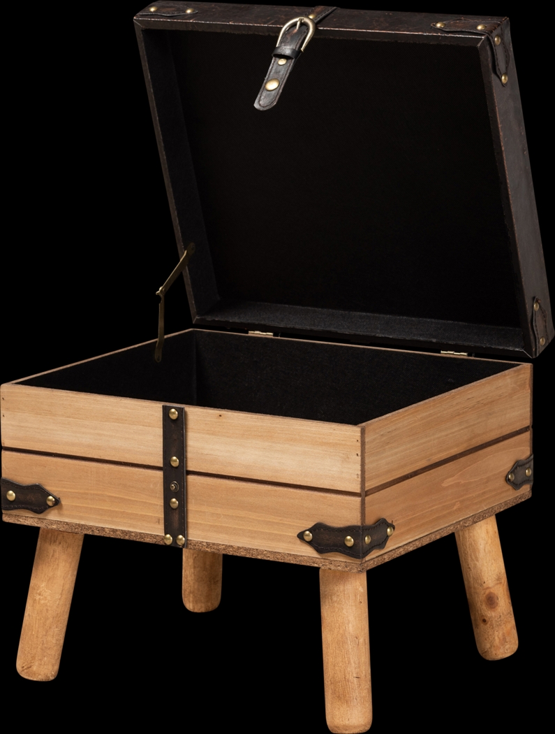 Voisin Brown Storage Ottoman - Thumbnail - Image 2