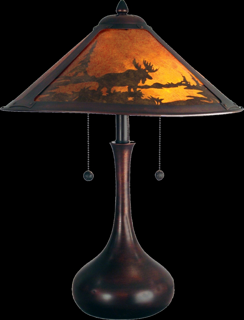 Volco Bend Amber Lamp - Thumbnail - Image 1