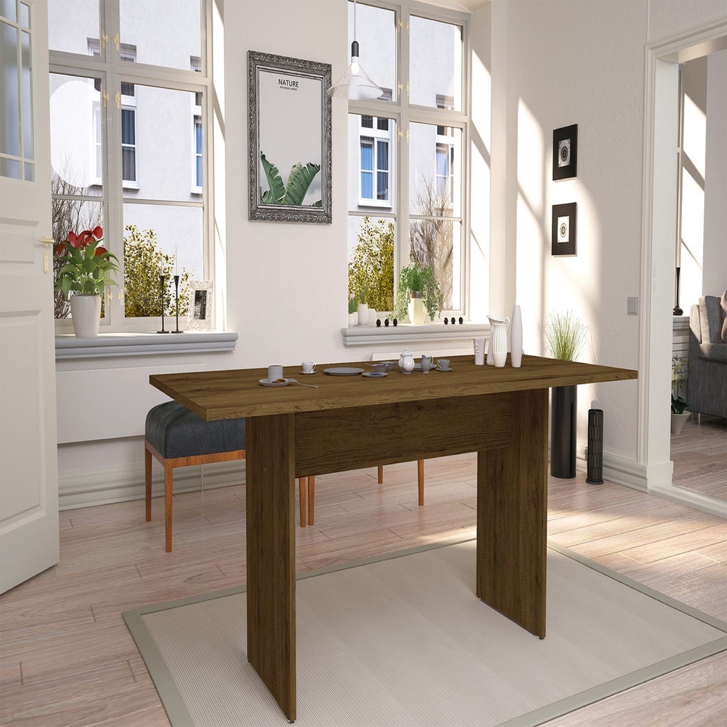Volco Brown Dining Table - Thumbnail - Image 2