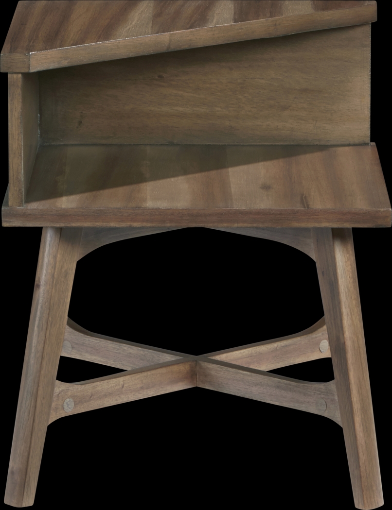 Vondelpark Brown Chairside Table - Thumbnail - Image 1