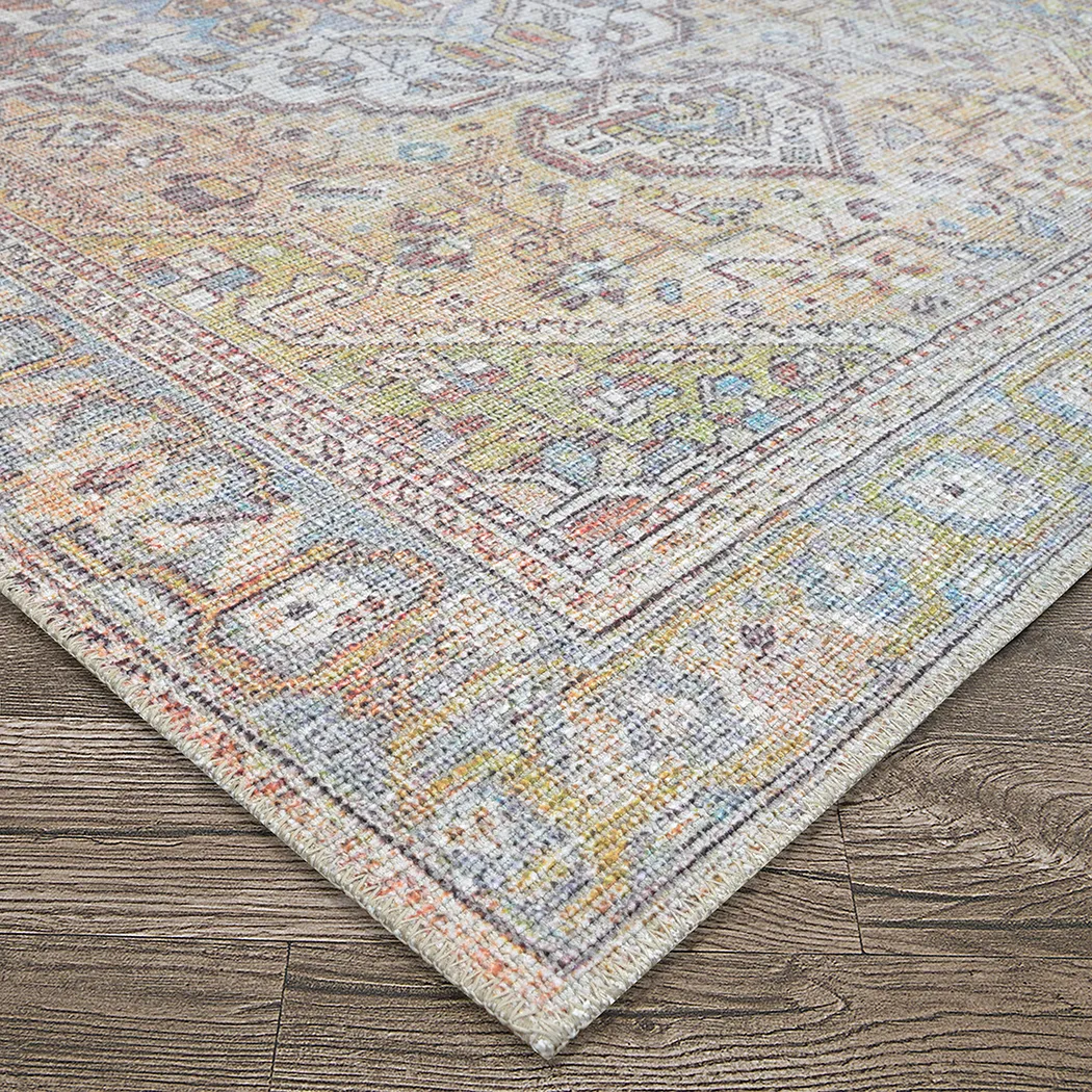 Vonfair Apricot 5' x 8' Rug - Thumbnail - Image 4