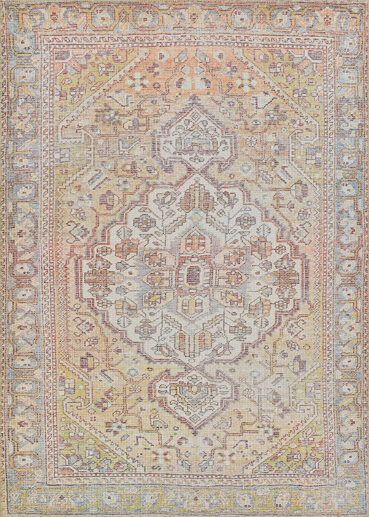Vonfair Apricot 5' x 8' Rug - Thumbnail - Image 1