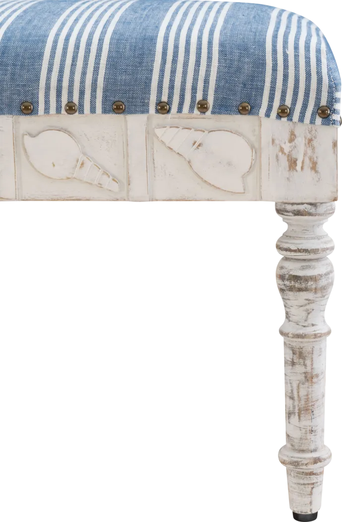 Vontue II White/Blue Bench - Thumbnail - Image 9