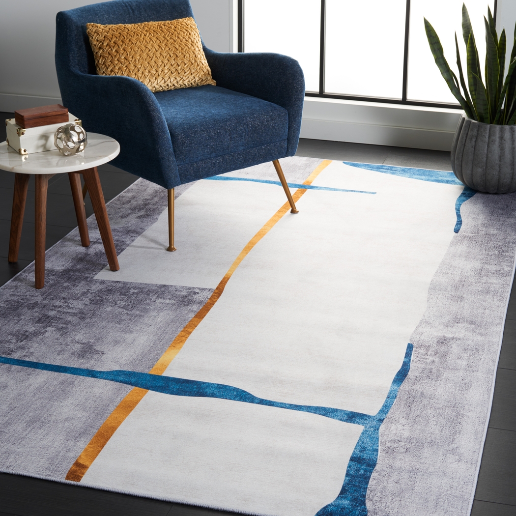 Vopha Gray 6' x 9' Rug - Thumbnail - Image 2