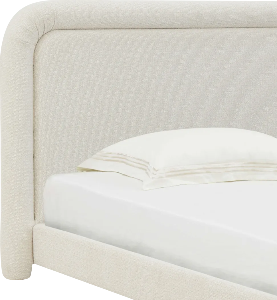 Vorel Ivory King Bed - Thumbnail - Image 4