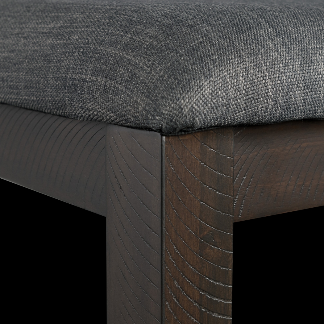 Vortexrover Dark Gray Counter Height Stool, Set of 2 - Thumbnail - Image 4