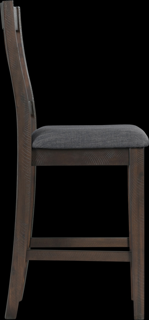 Vortexrover Dark Gray Counter Height Stool, Set of 2 - Thumbnail - Image 9