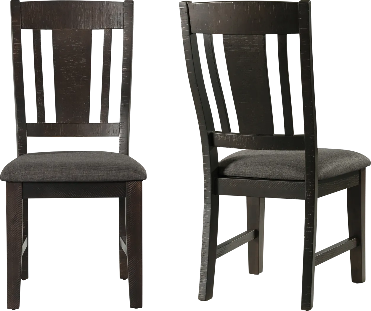 Vortexrover Dark Gray Side Chair, Set of 2 - Thumbnail - Image 1