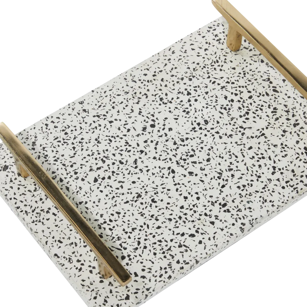 Vosno White Tray, Set of 2 - Thumbnail - Image 4