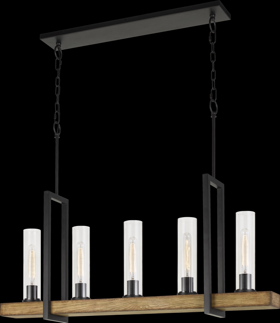 Vosswood Black Chandelier - Thumbnail - Image 1