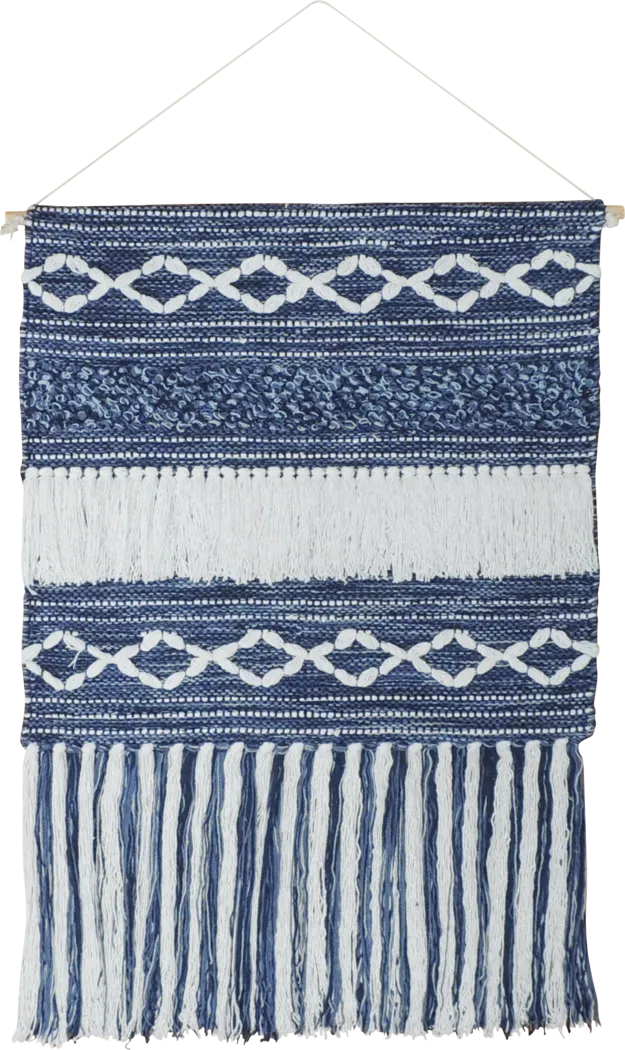 Votym Blue/White Wall Decor - Thumbnail - Image 1