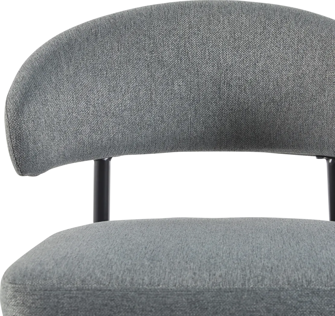 Vreeland Charcoal Side Chair, Set of 2 - Thumbnail - Image 4