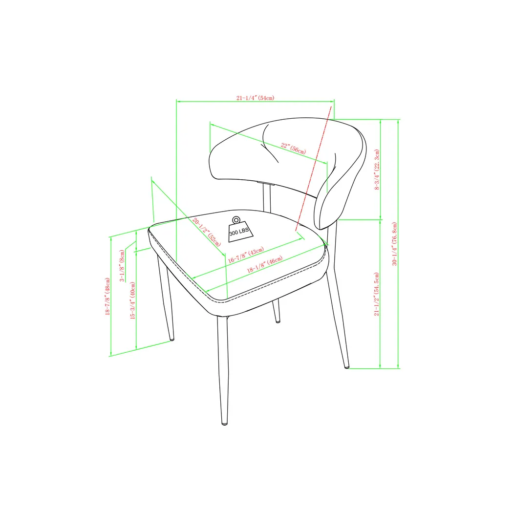 Vreeland Charcoal Side Chair, Set of 2 - Thumbnail - Image 6
