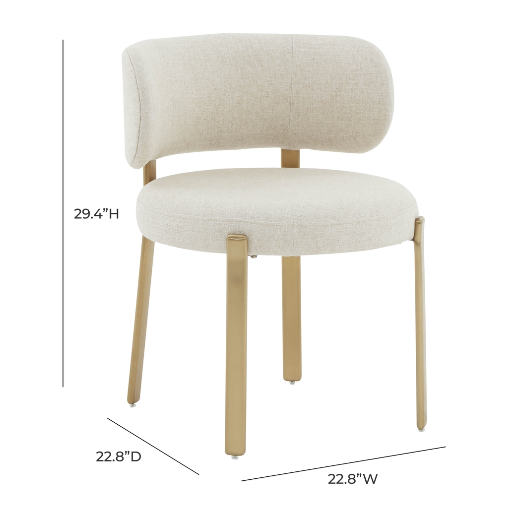 Vuemont Beige Dining Chair - Thumbnail - Image 6