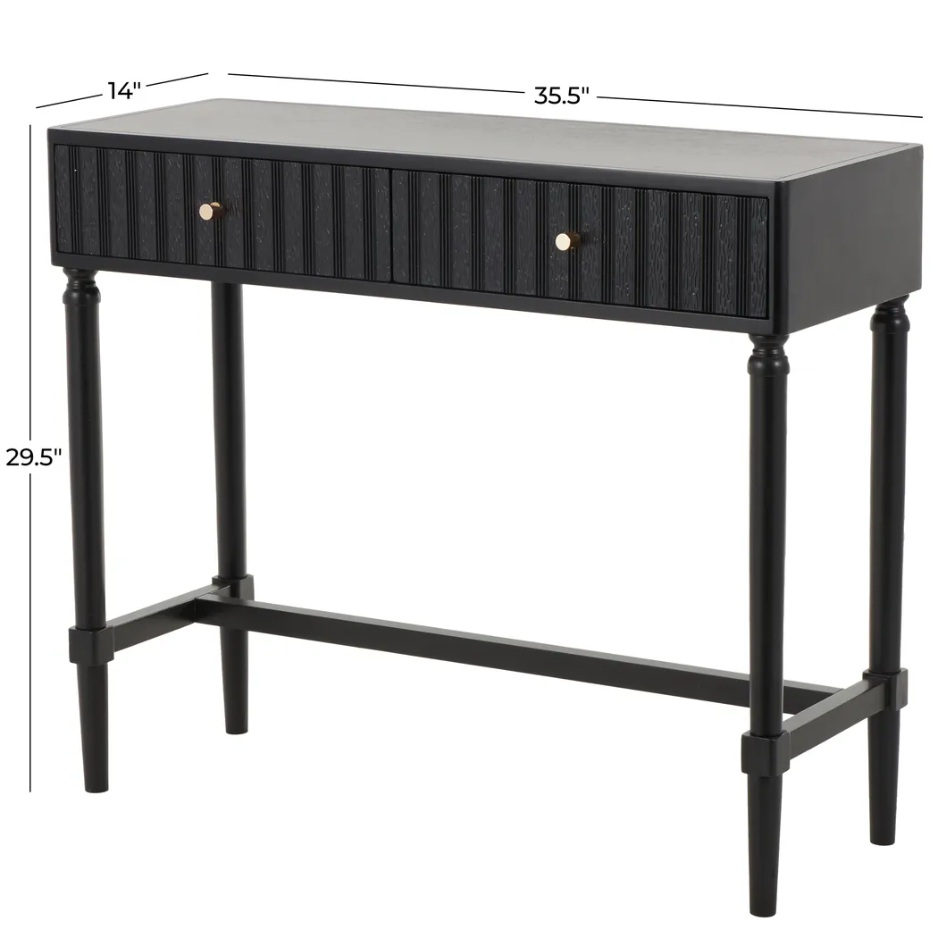 Vyto Black Console Table - Thumbnail - Image 7