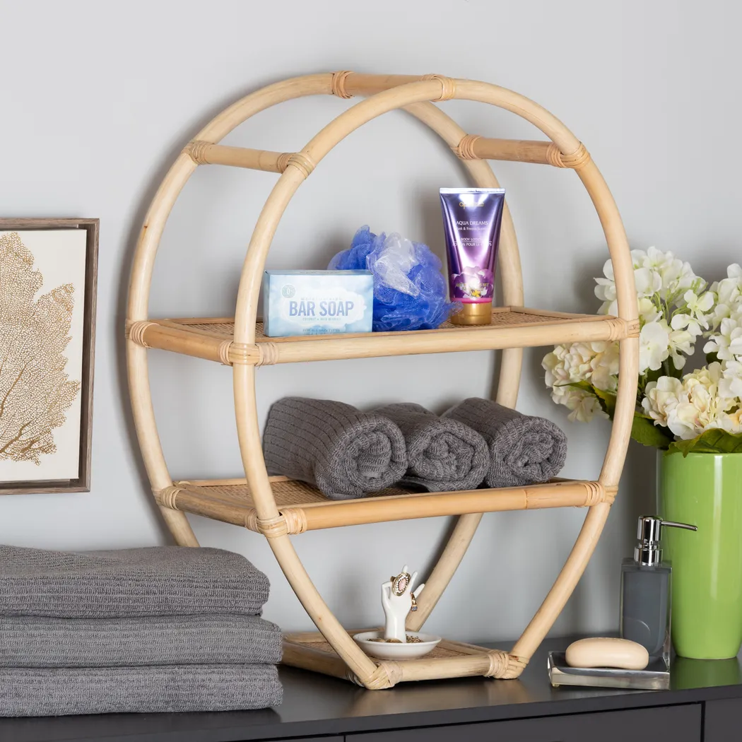 Wadleigh Brown 3-Tier Display Shelf - Thumbnail - Image 7