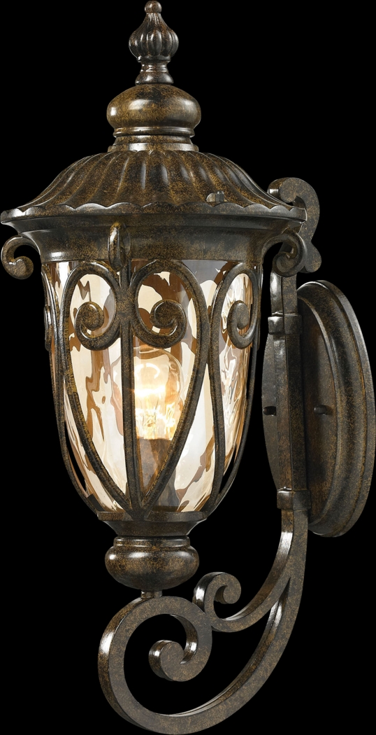 Wadsbury Brown Large Outdoor Wall Sconce - Thumbnail - Image 1