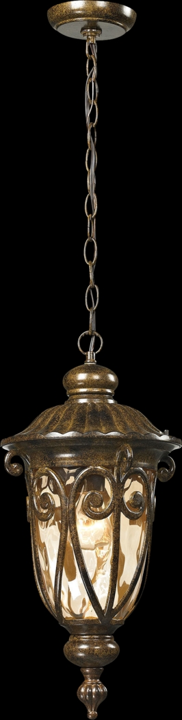 Wadsbury Brown Outdoor Chandelier - Thumbnail - Image 1