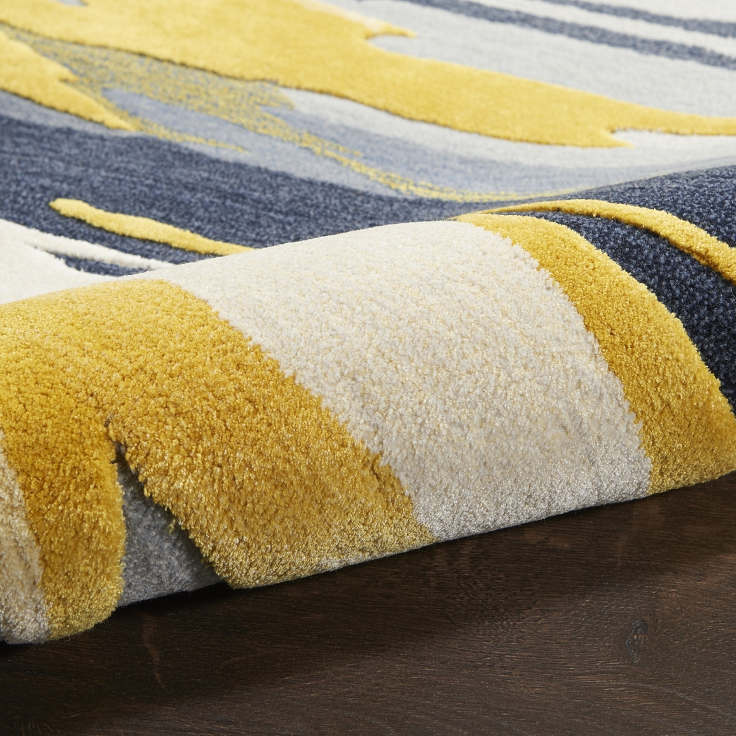 Wagim Gray/Gold 5'6 x 7'5 Rug - Thumbnail - Image 9