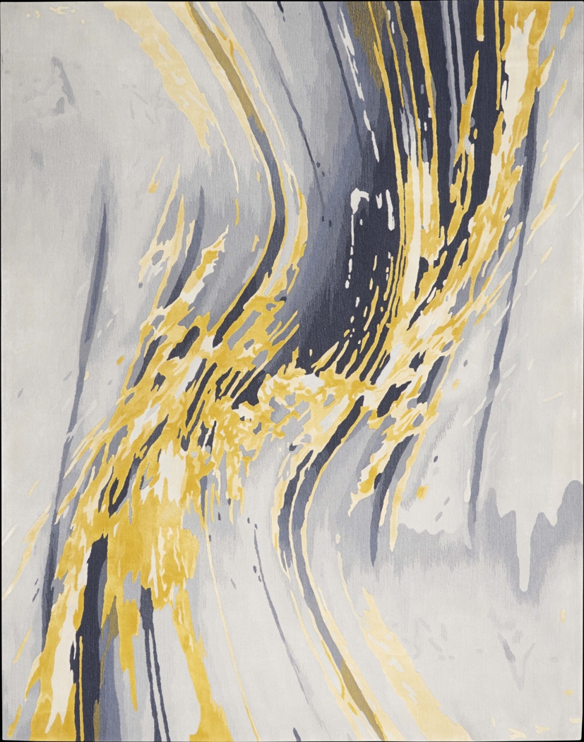 Wagim Gray/Gold 8'6 x 11'6 Rug - Thumbnail - Image 1