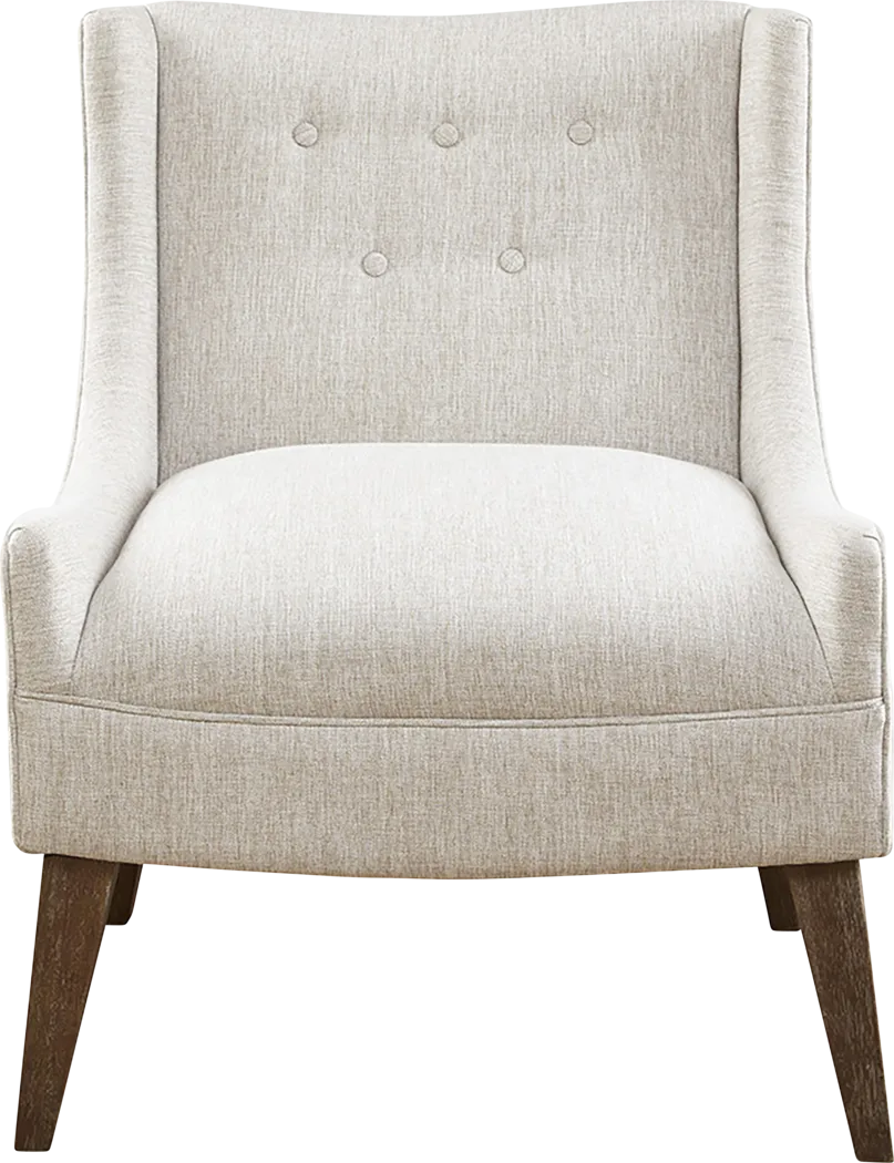 Wahler Cream Accent Chair - Thumbnail - Image 3