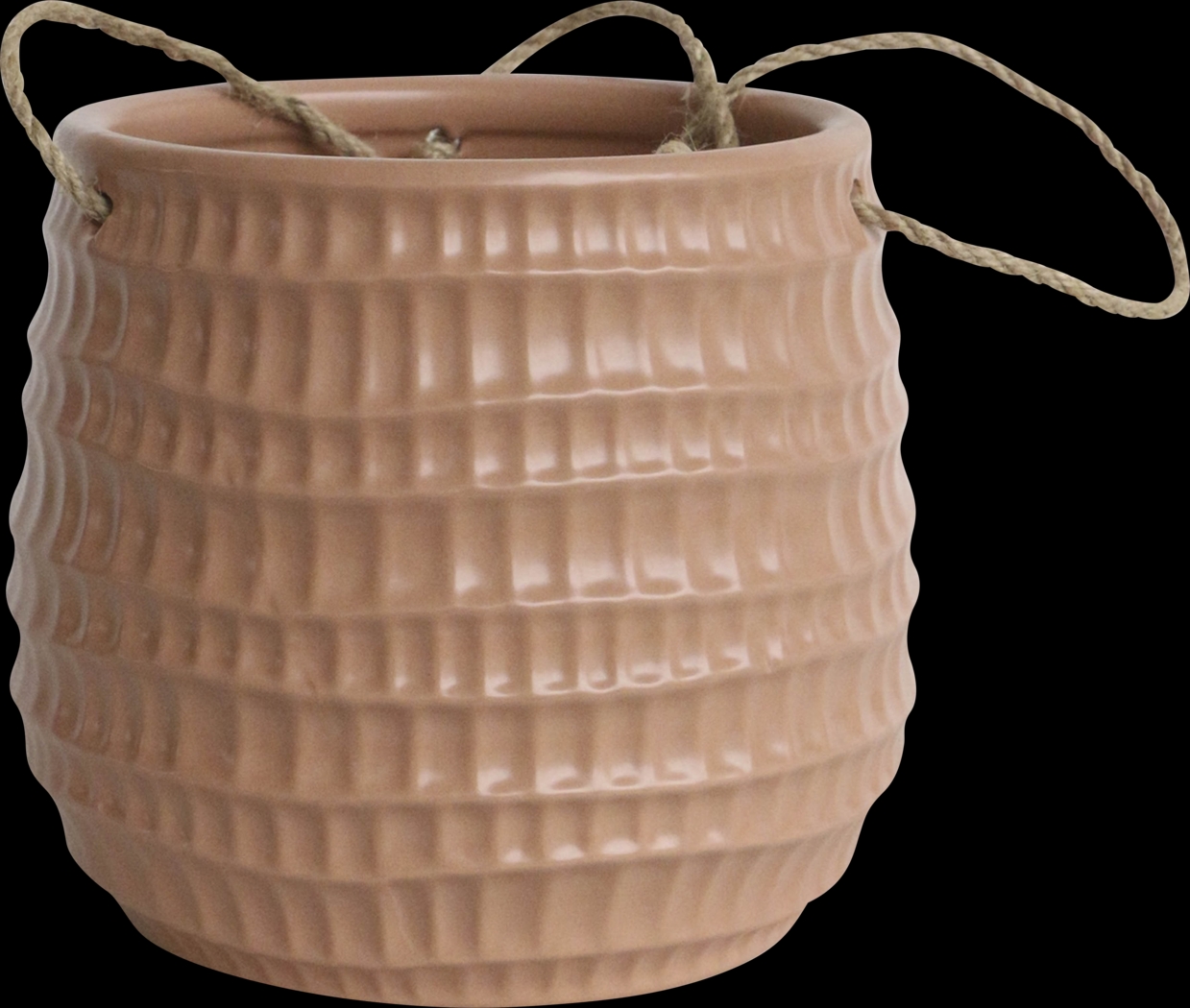 Waholstrom IV Pink Hanging Planter - Thumbnail - Image 1