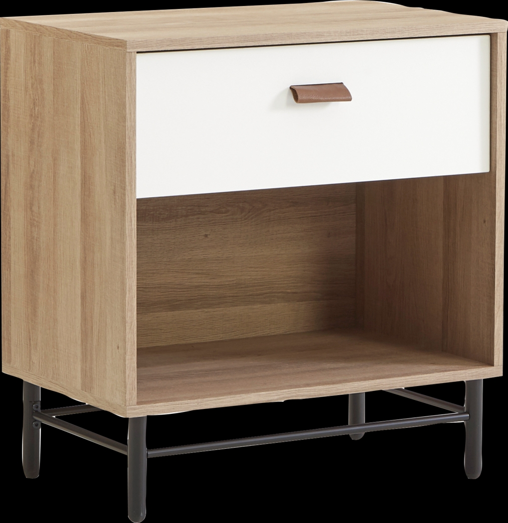 Waibeck Oak Nightstand - Thumbnail - Image 1