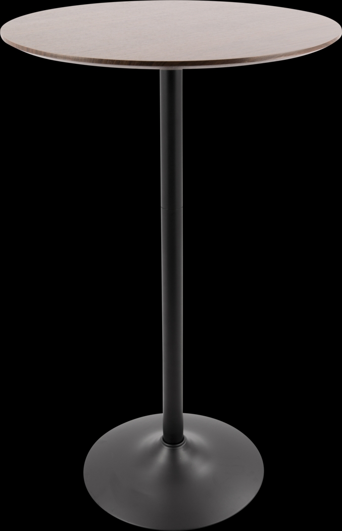 Waiv Black Adjustable Swivel 3 Pc Counter Height Dining Set - Thumbnail - Image 7