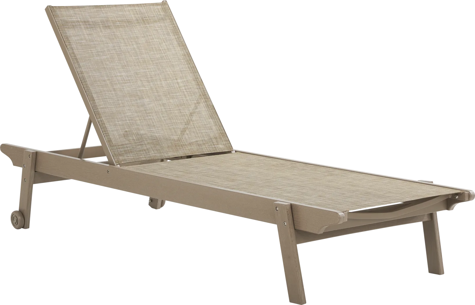 Wakefield Brown Outdoor Chaise - Image 1