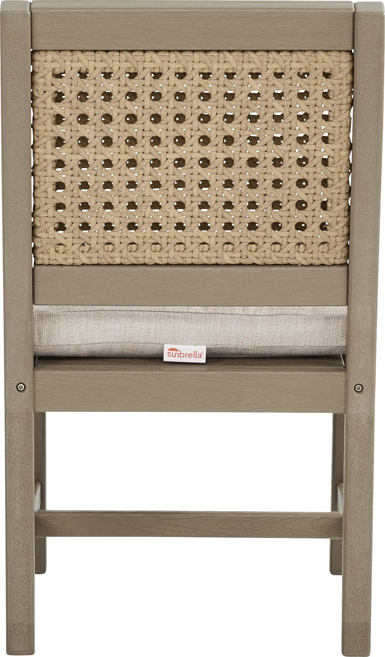 Wakefield Brown 5 Pc 42 in. Square Outdoor Dining Set with Oat Cushions - Image 6
