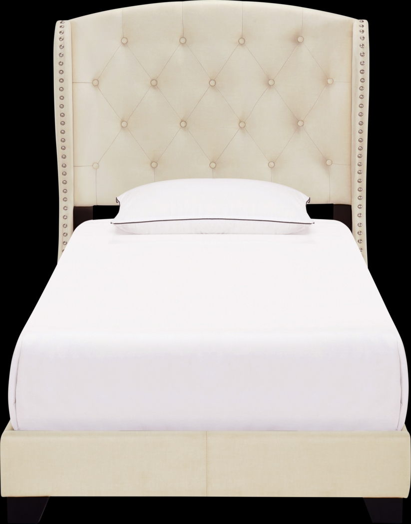 Wakelee Beige Twin Bed - Thumbnail - Image 2