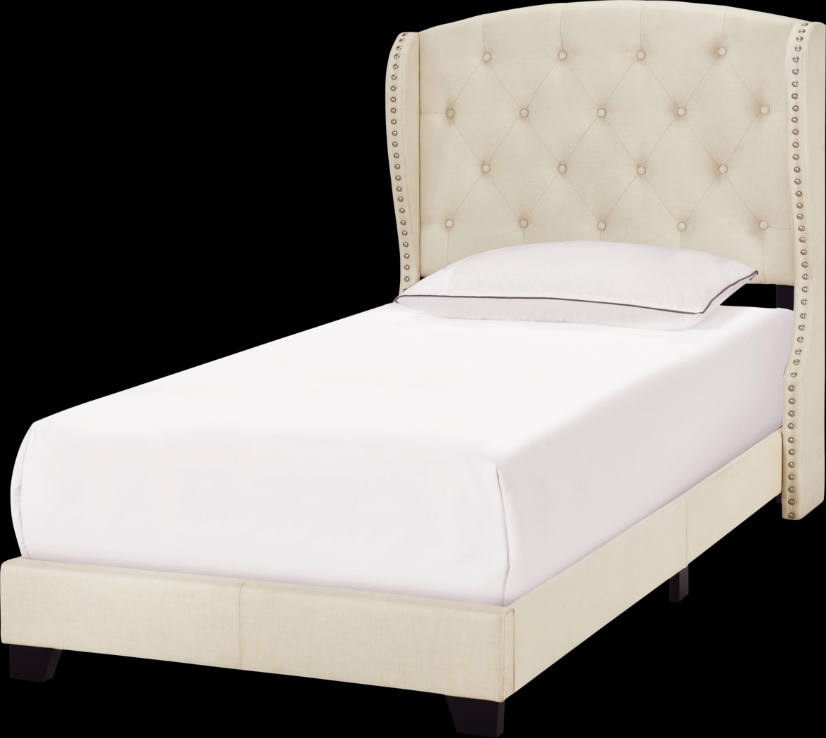 Wakelee Beige Twin Bed - Thumbnail - Image 3