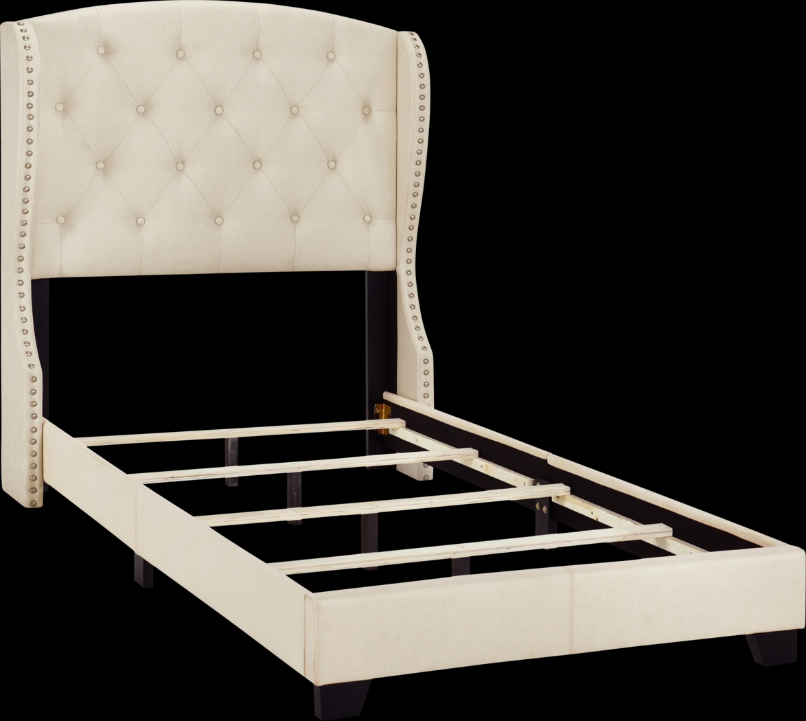 Wakelee Beige Twin Bed - Thumbnail - Image 4