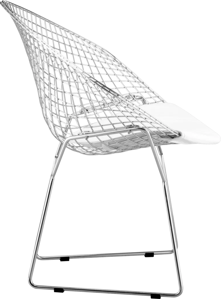 Wakita White Dining Chair, Set of 2 - Thumbnail - Image 3