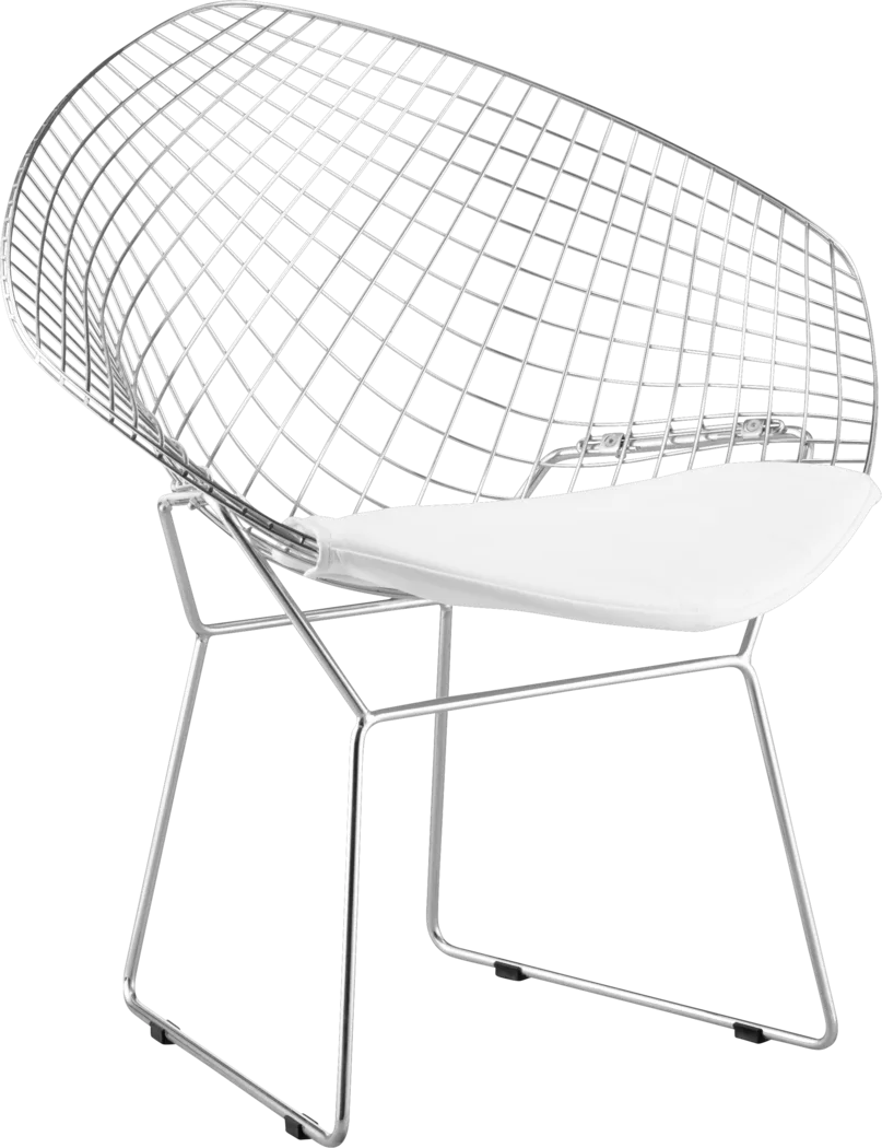 Wakita White Dining Chair, Set of 2 - Thumbnail - Image 1