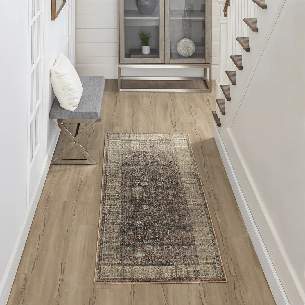 Waldah Rust 2'7 x 7'3 Rug - Thumbnail - Image 2