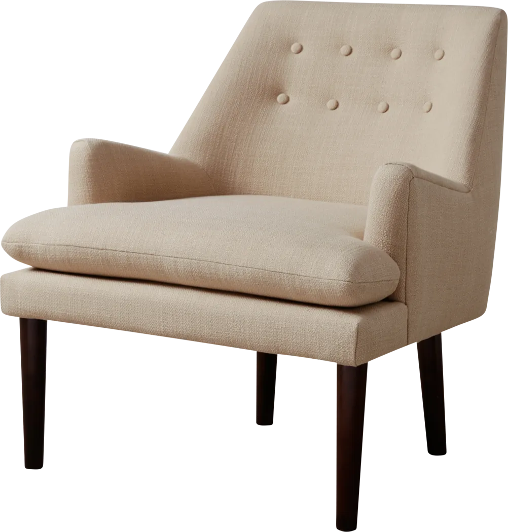 Waldane Beige Accent Chair - Thumbnail - Image 1