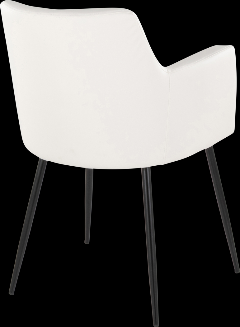 Waldman White Arm Chair, Set of 2 - Thumbnail - Image 6