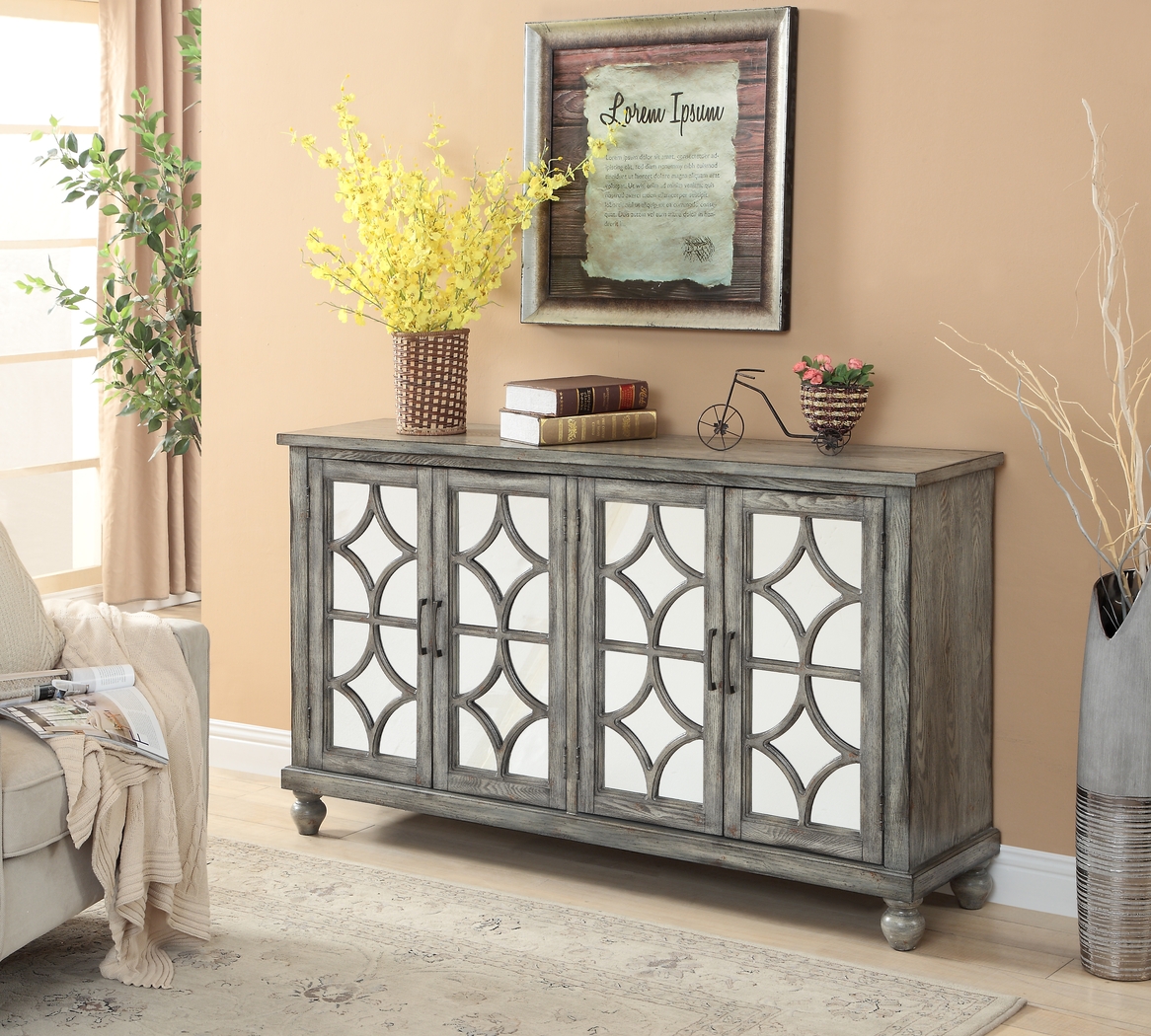 Waldridge Gray Credenza - Thumbnail - Image 5